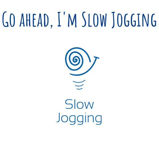 Slow Jogging International shirt design - zoomed