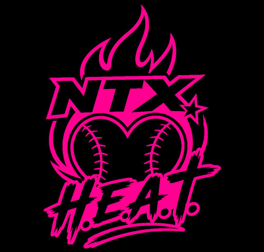 NTX Heat Inaugural Season Support shirt design - zoomed