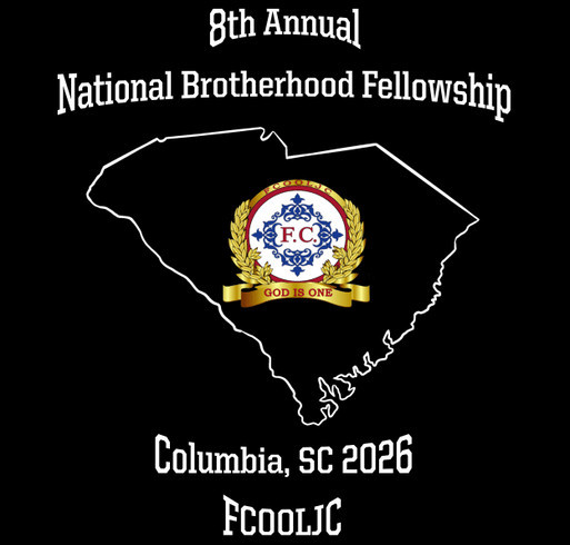 8th Annual National Brotherhood Fellowship shirt design - zoomed