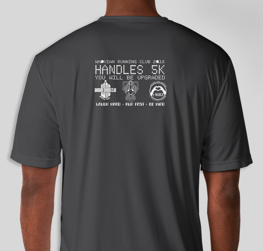 Handles 5K Fundraiser - unisex shirt design - back