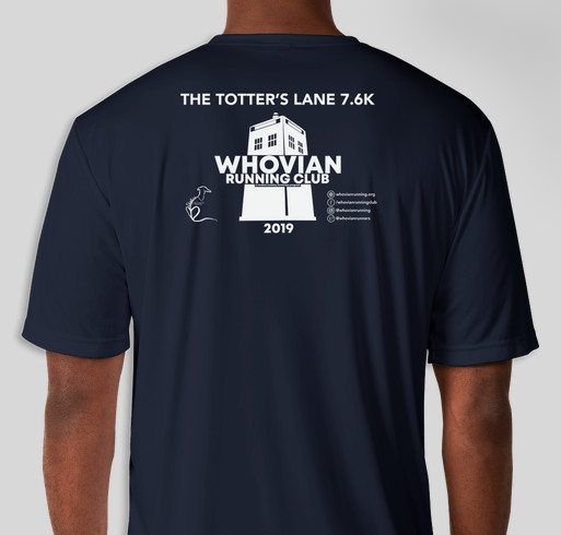 Totter's Lane 7.6k Fundraiser - unisex shirt design - back