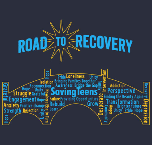 SavingTeens In Crisis Collaborative shirt design - zoomed