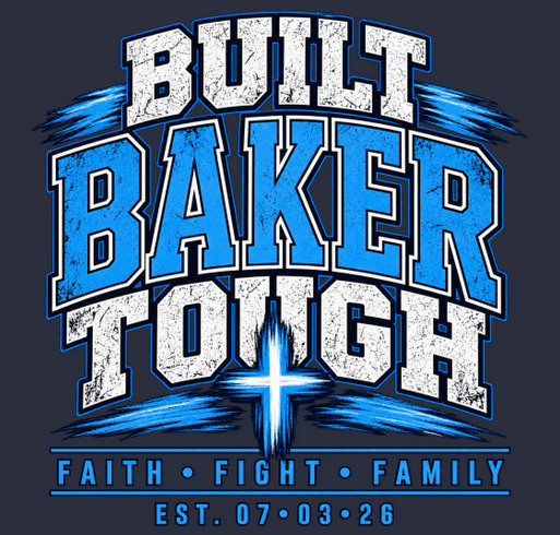 Baker Strong shirt design - zoomed