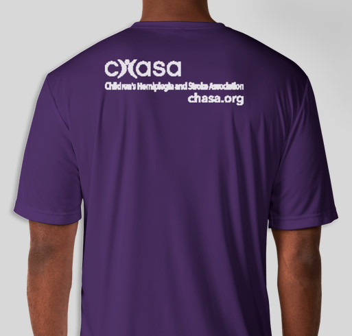 We need to chat! Kids have strokes too Fundraiser - unisex shirt design - back