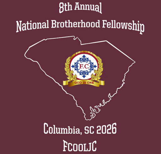 8th Annual National Brotherhood Fellowship shirt design - zoomed
