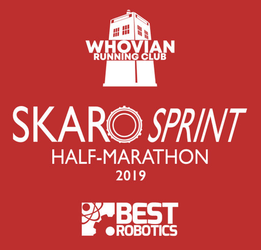 Skaro Sprint Half-Marathon shirt design - zoomed