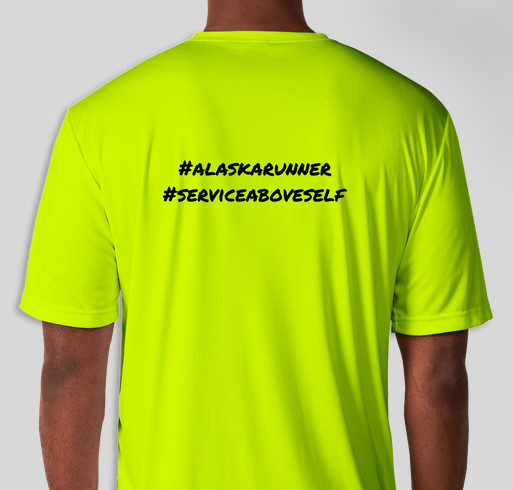 2020 Annual Chena River (Virtual) Run - Rotary Club of Fairbanks, Alaska Fundraiser - unisex shirt design - back
