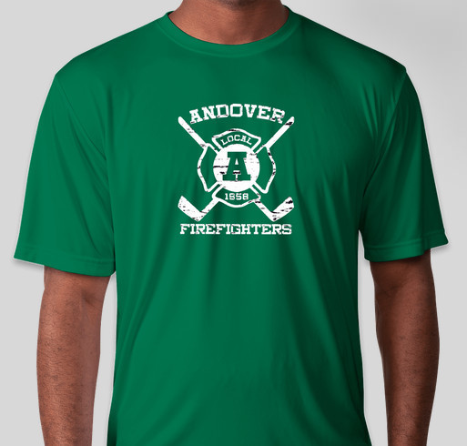 2nd Annual Andover Fire vs Andover Police Charity Hockey Game Fundraiser - unisex shirt design - front