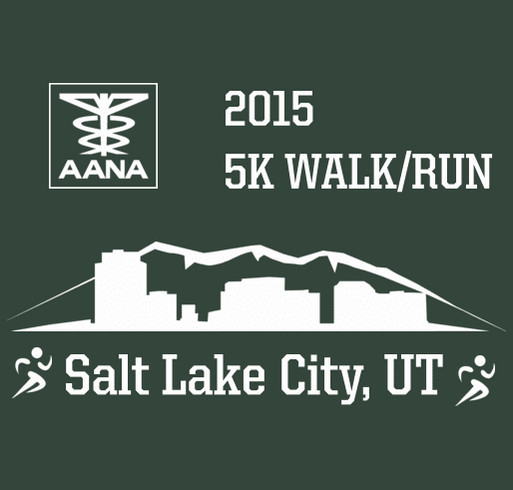AANA 2015 Fun 5K Walk/Run shirt design - zoomed