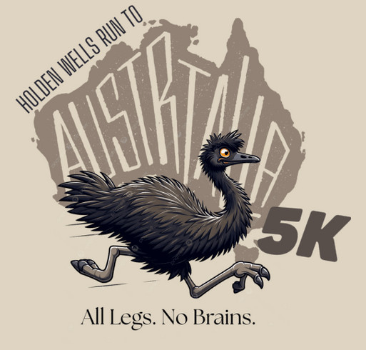 Holden Wells Australia 5K Fundraiser shirt design - zoomed