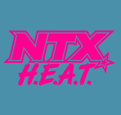 NTX Heat Inaugural Season Support shirt design - zoomed