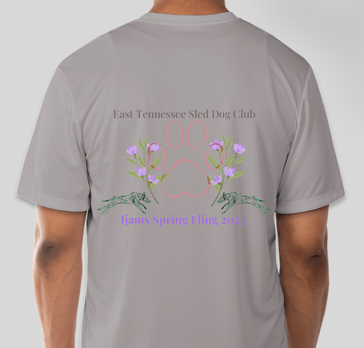 East TN Sled Dog Club race fundraiser Fundraiser - unisex shirt design - back