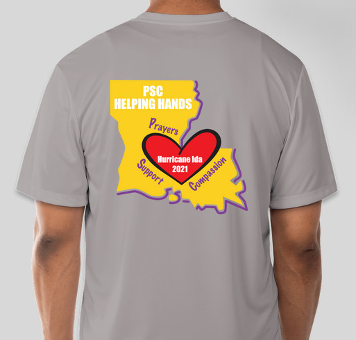 Hurricane Ida Recovery Fundraiser - unisex shirt design - back