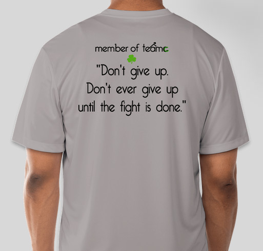 Team C vs. Brain Tumors Fundraiser - unisex shirt design - back