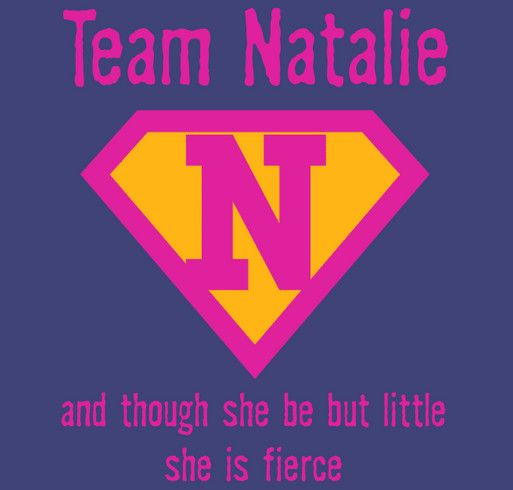 Team Natalie shirt design - zoomed