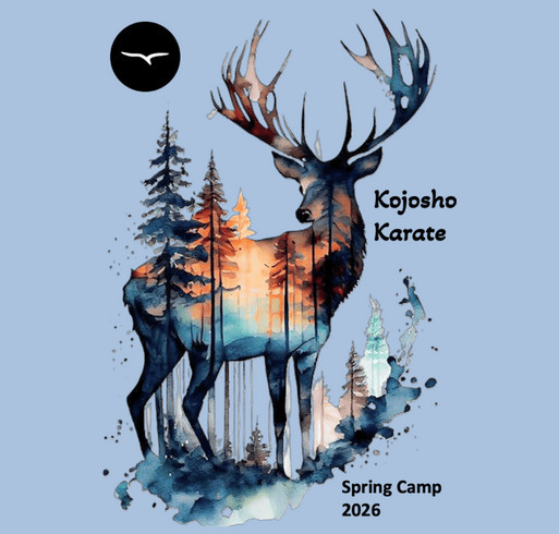 Kojosho Karate Spring Camp shirt design - zoomed