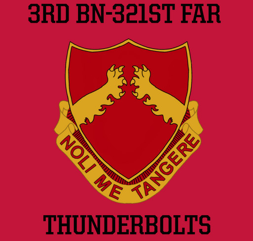 3-321 FAR June Red DriFit Fundraiser shirt design - zoomed