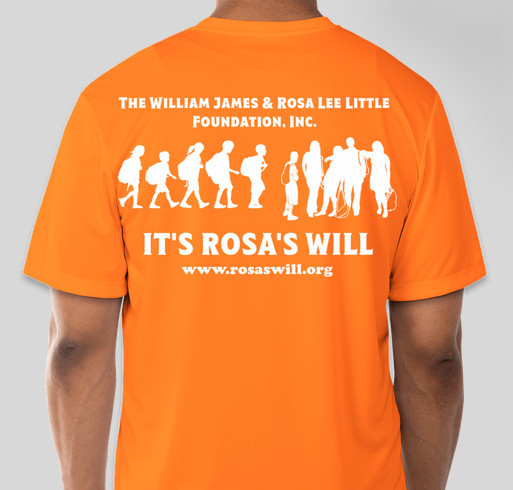 Rosa's Will 2019 Annual BackPacks To School Fundraiser Fundraiser - unisex shirt design - back