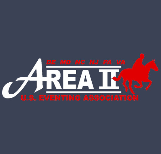 Area II Young Rider Team Fundraiser shirt design - zoomed