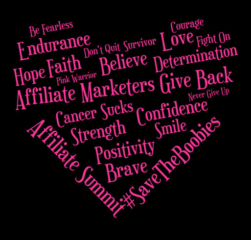 Affiliate Marketers Give Back Fundraiser shirt design - zoomed