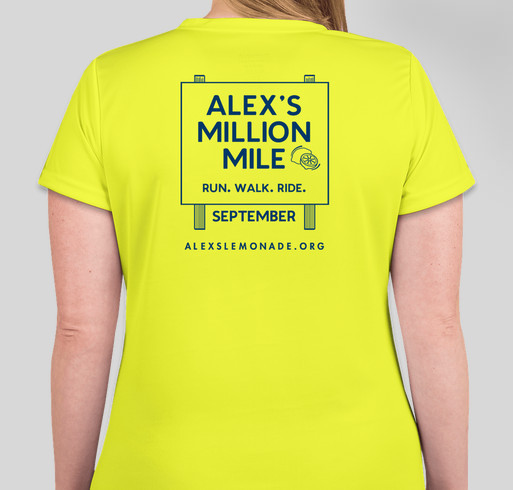 A Million for Alex & Carly Fundraiser - unisex shirt design - back