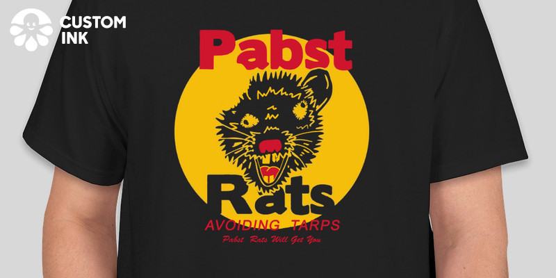 Pabst Rats Pabst Rats shirt run Custom Ink Fundraising