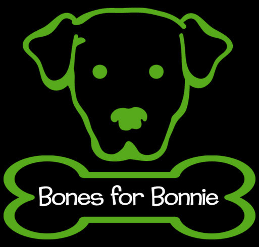 Bones for Bonnie shirt design - zoomed