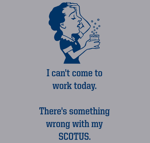 There's something wrong with my SCOTUS shirt design - zoomed
