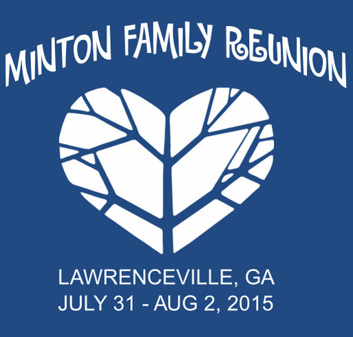 Minton Family Affair 2015 shirt design - zoomed
