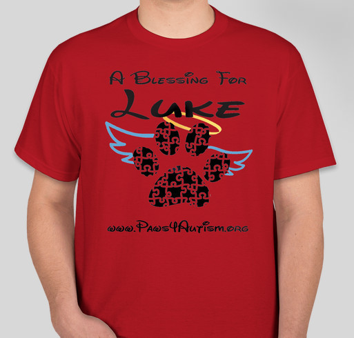 A Blessing for Luke! Fundraiser - unisex shirt design - front