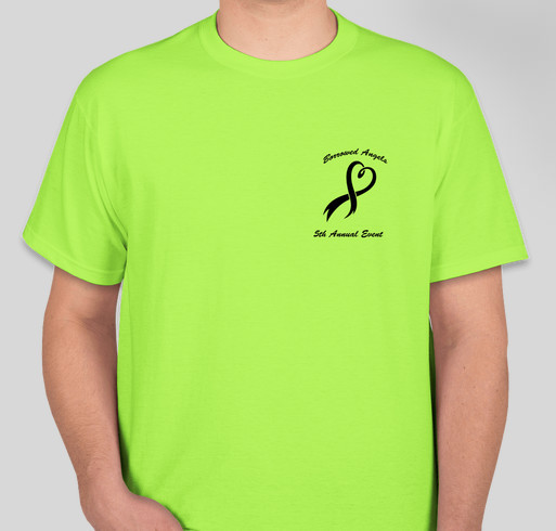 BORROWED ANGELS 5TH ANNUAL EVENT FOR ANGEL BABIES Fundraiser - unisex shirt design - front