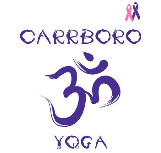 Carrboro High School Yoga for a Cause shirt design - zoomed