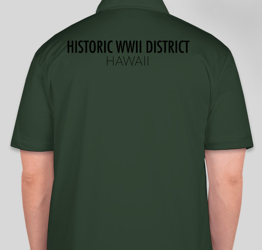 Historic WWII District: Battle of Midway 76th Commemoration Fundraiser - unisex shirt design - back