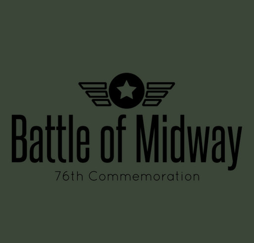 Battle of Midway 76th Commemoration (Front Logo Only) shirt design - zoomed