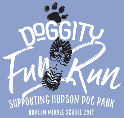 Doggity Fun Run 2017 shirt design - zoomed