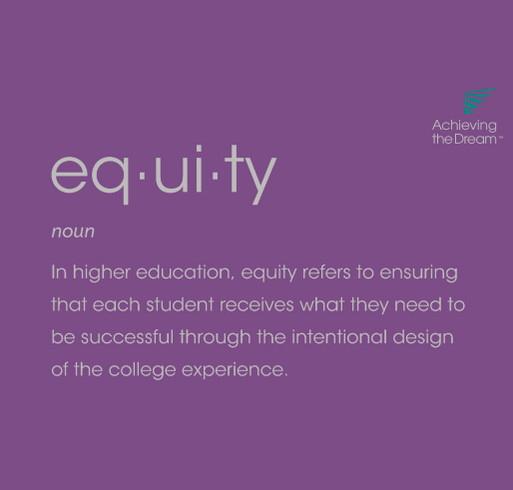 Achieving the Dream Equity Statement T-Shirt shirt design - zoomed