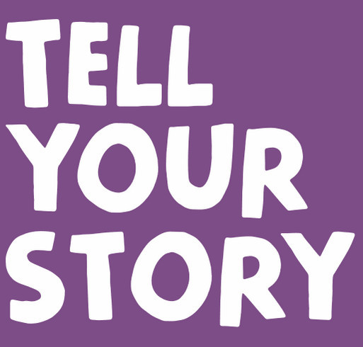 Tell Your Story - Ladies Tees shirt design - zoomed