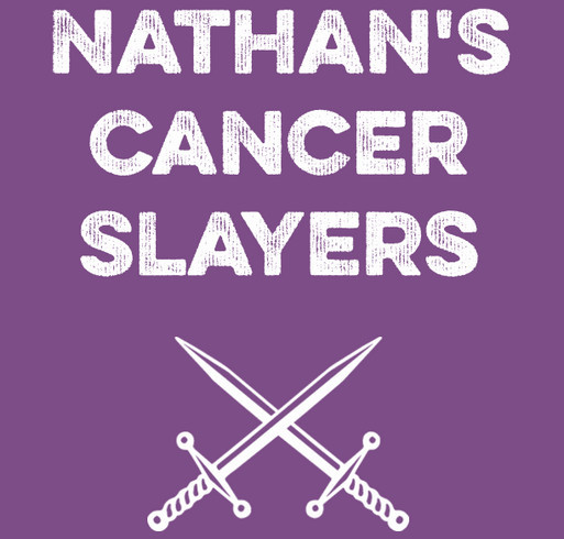 Nathan's Cancer Slayers for Alex's Lemonade Stand Foundation shirt design - zoomed