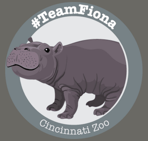 Cincinnati Zoo & Botanical Garden - #TeamFiona Shirts shirt design - zoomed