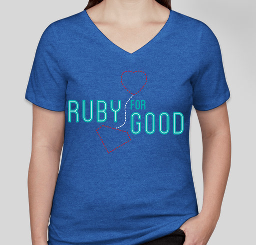 Ruby For Good Fundraiser - unisex shirt design - front