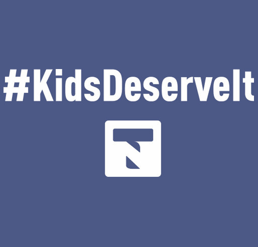 Kids Deserve It! - Ladies Tees shirt design - zoomed