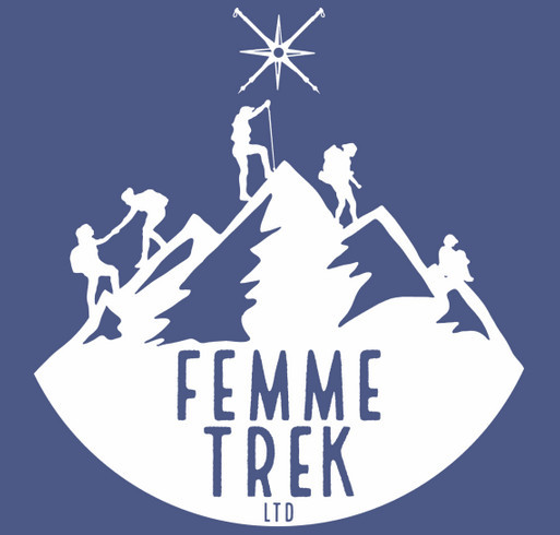 Femme Trek shirt design - zoomed