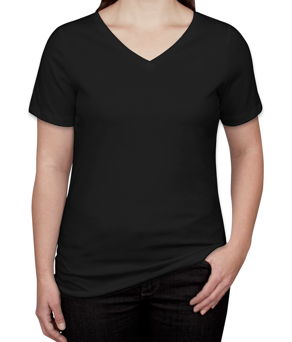Bella + Canvas Women's Tri-Blend V-Neck T-shirt
