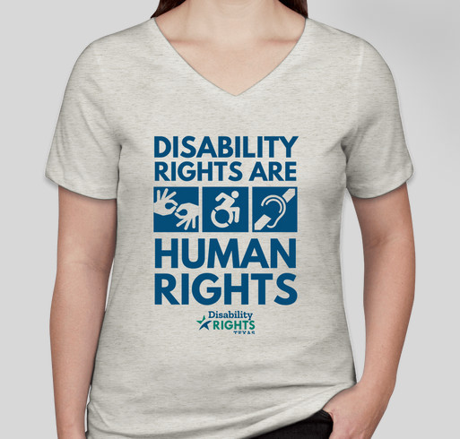 Be a Champion of Disability Rights Fundraiser - unisex shirt design - front