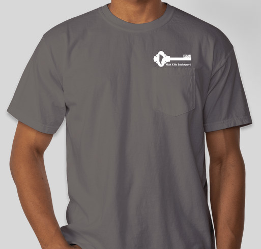 Oak City Locksport Spring Sale Fundraiser - unisex shirt design - front