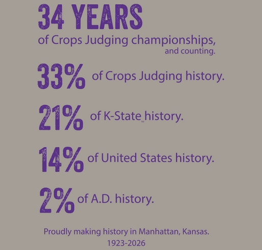 34-Year Crops Team Dynasty shirt design - zoomed