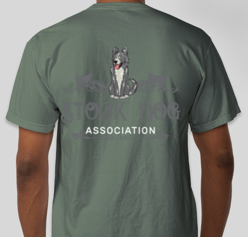 CSU Chico Stock Dog Association Fundraiser - unisex shirt design - back