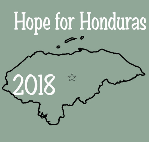 Hope 4 Honduras shirt design - zoomed