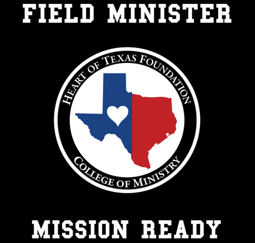 Heart of Texas Foundation College of Ministry shirt design - zoomed