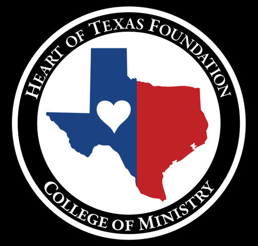 Heart of Texas Foundation College of Ministry shirt design - zoomed
